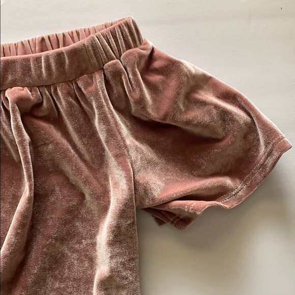 Abercrombie & Fitch Pink Off the Shoulder Top - Picture 5 of 6